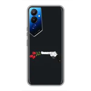 Чехлы (ART) Цветы на Tecno POVA 4 (LG7n) (VPrint) (Неочікувані квіти)
