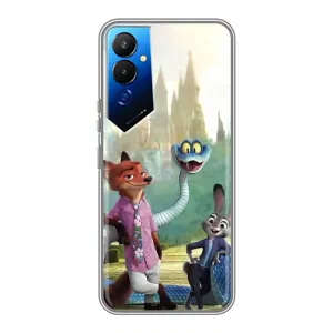 Чохол Зоотрополіс на Tecno POVA 4 (LG7n) (Герої мультфільму Зоотрополіс)