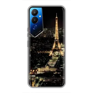 Чохол Ейфелева Вежа Tecno POVA 4 (LG7n) - (AlphaPrint) (Нічний Париж)