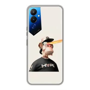 Чохли з Мавпами NFT для Tecno POVA 4 (LG7n) (AlphaPrint) (мавпа NFT в окулярах)