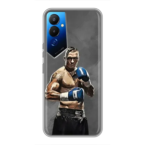 Чохол з принтом «Олександр Усик» для TECNO POVA 4 (LG7n)