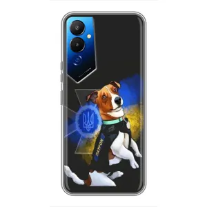 Чохли з картинкою собаки Патрон для Tecno POVA 4 (LG7n) (AlphaPrint) (Патрон собачка)