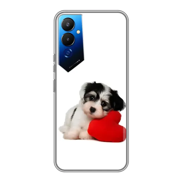 Чохол з принтом «Песик» для TECNO POVA 4 (LG7n)