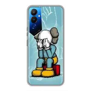 Чохли для Tecno POVA 4 (LG7n) - Bearbrick Louis Vuitton (PREMIUMPrint) (Плач Bearbrick)