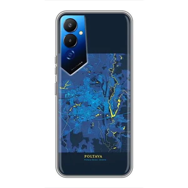 Чехол с принтом «Полтава» для TECNO POVA 4 (LG7n)
