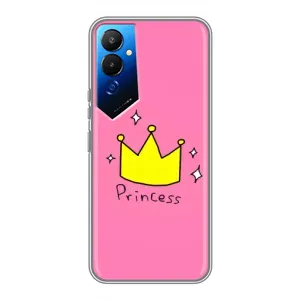 Чохол з картинкою (Стильні) ТЕКНО ПОВА 4 (ЛГ7н) - (AlphaPrint) (Princess)