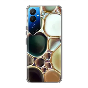 Мраморний чехол на Tecno POVA 4 (LG7n) (VPrint) (Радужний Мрамор)