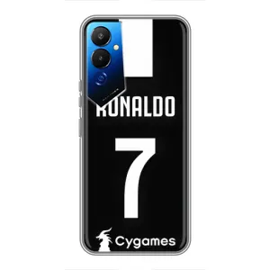 Чехол Криштиану Роналду для Tecno POVA 4 (LG7n) (AlphaPrint) (RONALDO 7)