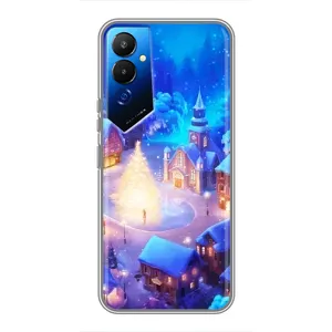 Різдвяні Чохли для Tecno POVA 4 (LG7n) (VPrint) (Різдвяне місто)