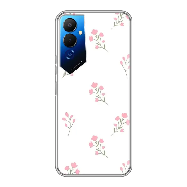 Чохол з принтом «Рожеві квіти» для TECNO POVA 4 (LG7n) Чохол з принтом «Рожеві квіти» для TECNO POVA 4 (LG7n)