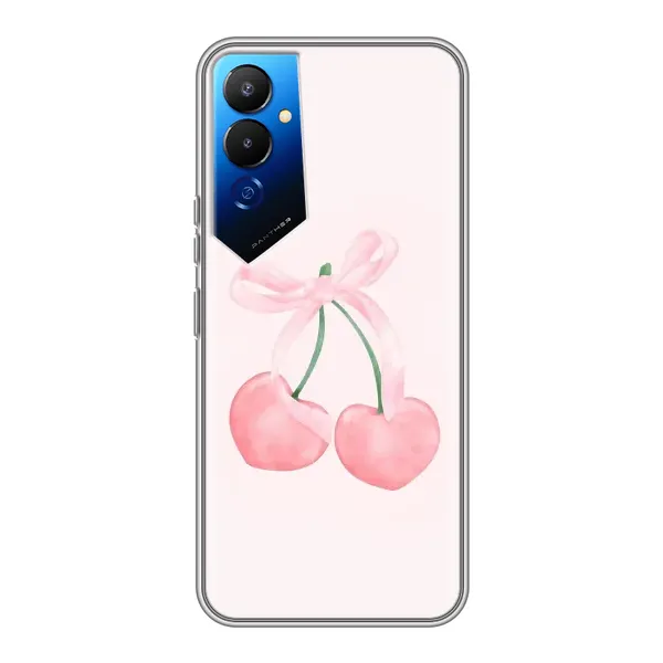 Чехол с принтом «Розовые вишни» для TECNO POVA 4 (LG7n) Чехол с принтом «Розовые вишни» для TECNO POVA 4 (LG7n)