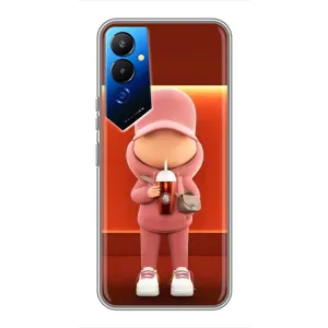 Крутые Чехлы Луи Виттон для Tecno POVA 4 (LG7n) (AlphaPrint) (С Кофе)