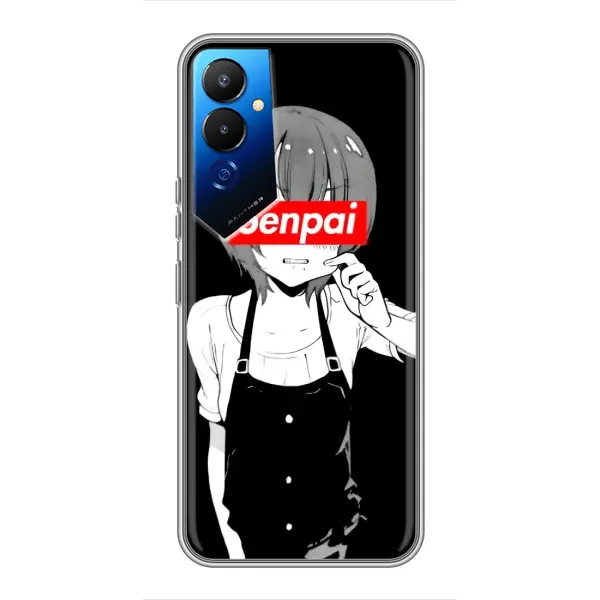 Чехол с принтом «Senpai» для TECNO POVA 4 (LG7n)