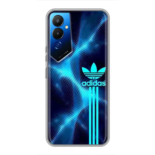 Чехол с принтом «Синий Адидас» для TECNO POVA 4 (LG7n)