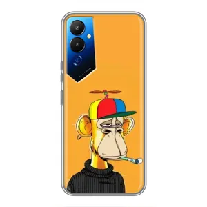 Чохли з Мавпами NFT для Tecno POVA 4 (LG7n) (AlphaPrint) (Нудна мавпа NFT)