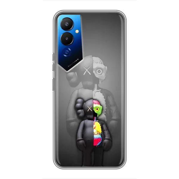 Чехол с принтом «Тело Bearbrick» для TECNO POVA 4 (LG7n) Чехол с принтом «Тело Bearbrick» для TECNO POVA 4 (LG7n)