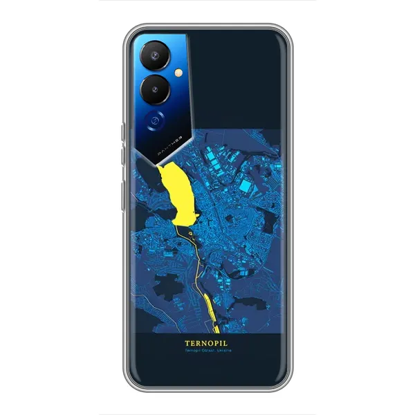 Чехол с принтом «Тернополь» для TECNO POVA 4 (LG7n)