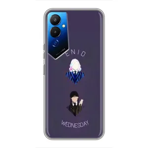 Чохли Венсдей на Tecno POVA 4 (LG7n) Уенсдей (AlphaPrint) (Венздей і подруга)