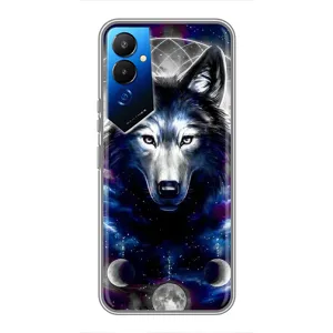 Защитные чехлы для Техно Пова 4 (AlphaPrint) (ХИТ продаж) ВОЛК (Волк)