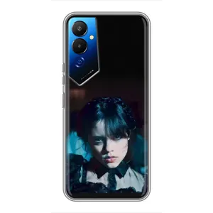 Чохли Венсдей на Tecno POVA 4 (LG7n) Уенсдей (AlphaPrint) (погляд Венздей)