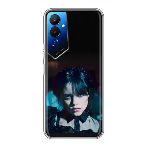 Чохол з принтом «погляд Венздей» для TECNO POVA 4 (LG7n)