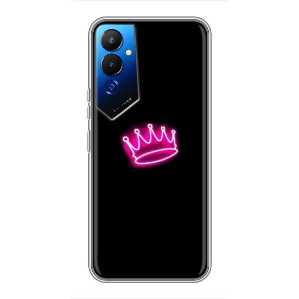 Чохол з принтом «Яскрава корона» для TECNO POVA 4 (LG7n)