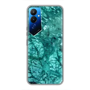 Мраморний чехол на Tecno POVA 4 (LG7n) (VPrint) (Зелений мрамор)