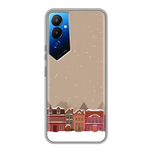 Новорічні, Святкові Чохли для Tecno POVA 4 (LG7n) - 2024 год (Зимове місто)