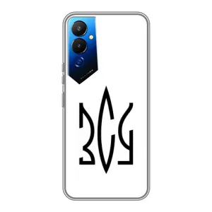 Чохли для Tecno POVA 4 (LG7n) Укр. Символіка (AlphaPrint) (ЗСУ герб)