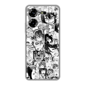 Чехол с принтом «Ahegao manga» для TECNO POVA 5 (LG7n)