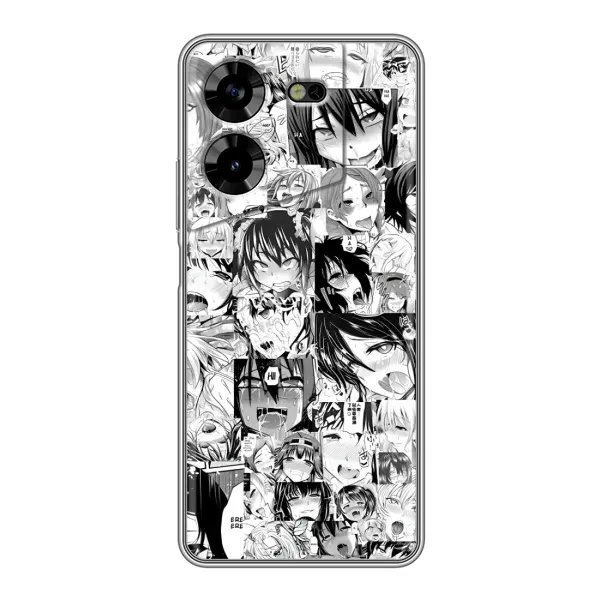 Чехол с принтом «Ahegao manga» для TECNO POVA 5 (LG7n)