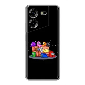 Чохли Амонг Ас для Tecno POVA 5 (LG7n) (AlphaPrint) (Амонг-ас)