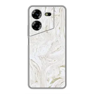 Мраморний чехол на Tecno POVA 5 (LG7n) (VPrint) (Білий мрамор)