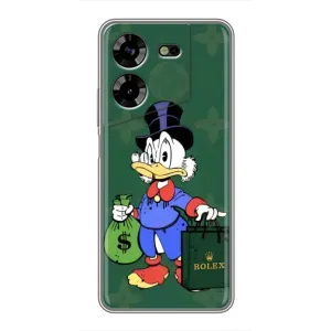 Чехли для Tecno POVA 5 (LG7n) - Скрудж МакДак Louis Vuitton (PREMIUMPrint) (Богата Утка)
