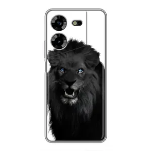 Чохли з картинкою животних Tecno POVA 5 (LG7n) (Чорний ЛЕВ)