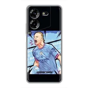 Чохли з футболістом Ерлінг Холанд для Tecno POVA 5 (LG7n) (AlphaPrint) (гол Ерлінг Холанд)