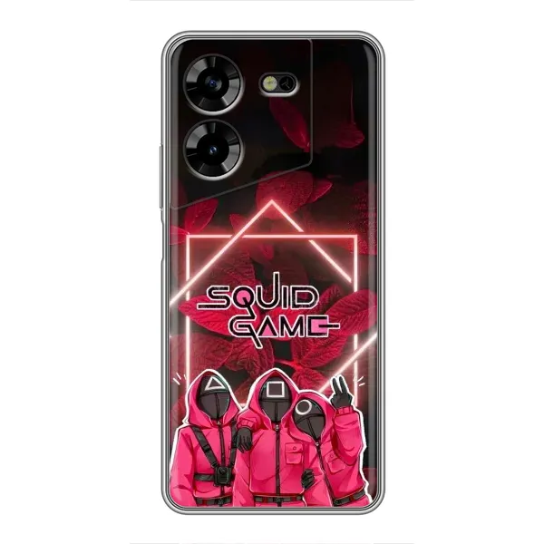 Чехол с принтом «Охранники Игра кальмара» для TECNO POVA 5 (LG7n)