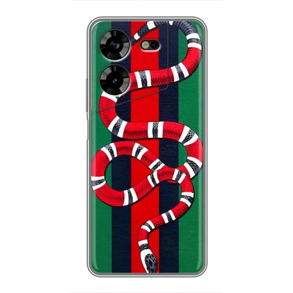 Чехол с принтом «Gucci змия» для TECNO POVA 5 (LG7n) Чехол с принтом «Gucci змия» для TECNO POVA 5 (LG7n)