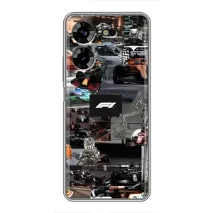 Чохол Формула1 на Tecno POVA 5 (LG7n) (Гоночний колаж Ф1)