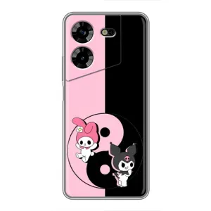 Чехол с кроликом Куроми на Tecno POVA 5 (LG7n) (Куроми Инь Янь)