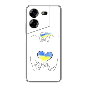 Чохол для Патріота України Tecno POVA 5 (LG7n) - (AlphaPrint) (Мир Україні)