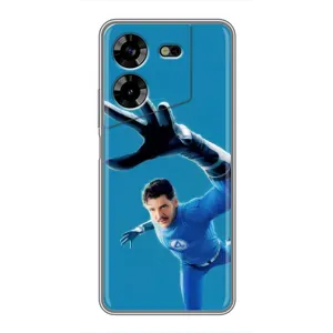Чохол з принтом Фантастична четвірка для Tecno POVA 5 (LG7n) (Містер Фантастік супергерой)