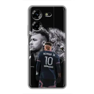 Чохол Неймар для Tecno POVA 5 (LG7n) (AlphaPrint) (Неймар Лев)