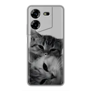 Чохол з малюнком кіт на Tecno POVA 5 (LG7n) (Пара котів)