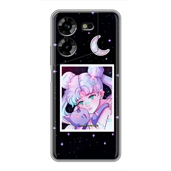 Чехол с принтом «Сейлор Мун» для TECNO POVA 5 (LG7n)