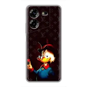 Чехли для Tecno POVA 5 (LG7n) - Скрудж МакДак Louis Vuitton (PREMIUMPrint) (Скрудж з ботліантом)