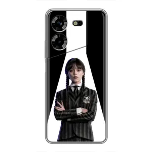Чохли Венсдей на Tecno POVA 5 (LG7n) Уенсдей (AlphaPrint) (W-Wednesday)