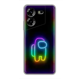 Чохли Амонг Ас для Tecno POVA 5 (LG7n) (AlphaPrint) (Яскравий скін)