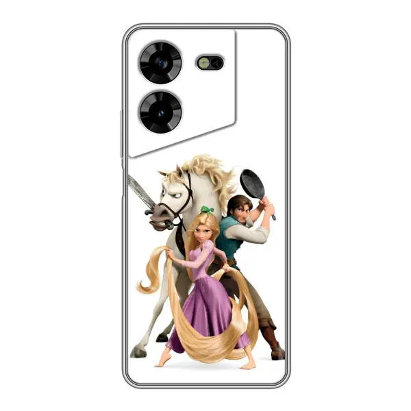 Чехол с принтом «Рапунцель и друзья» для TECNO POVA 5 (LG7n)