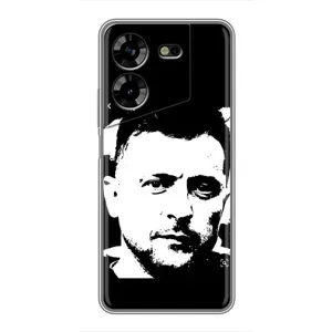 Чохол для Tecno POVA 5 (LG7n) (AlphaPrint - с принтом Зеленського)